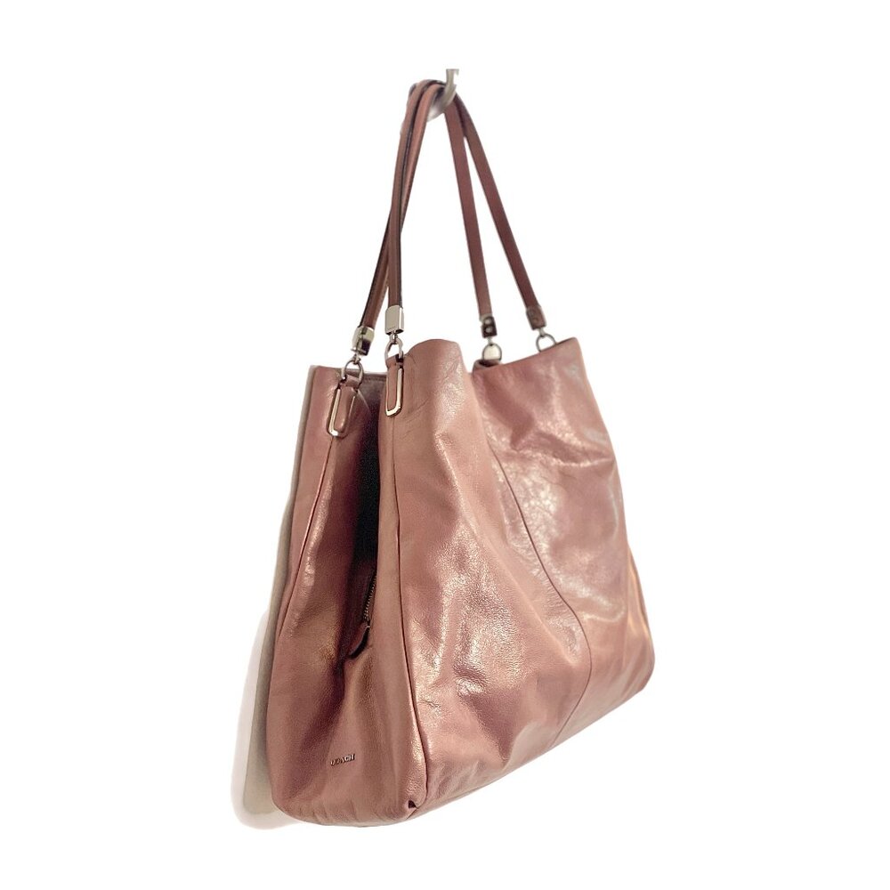 Coach Blush Leather Slouchy Shoulder Bag